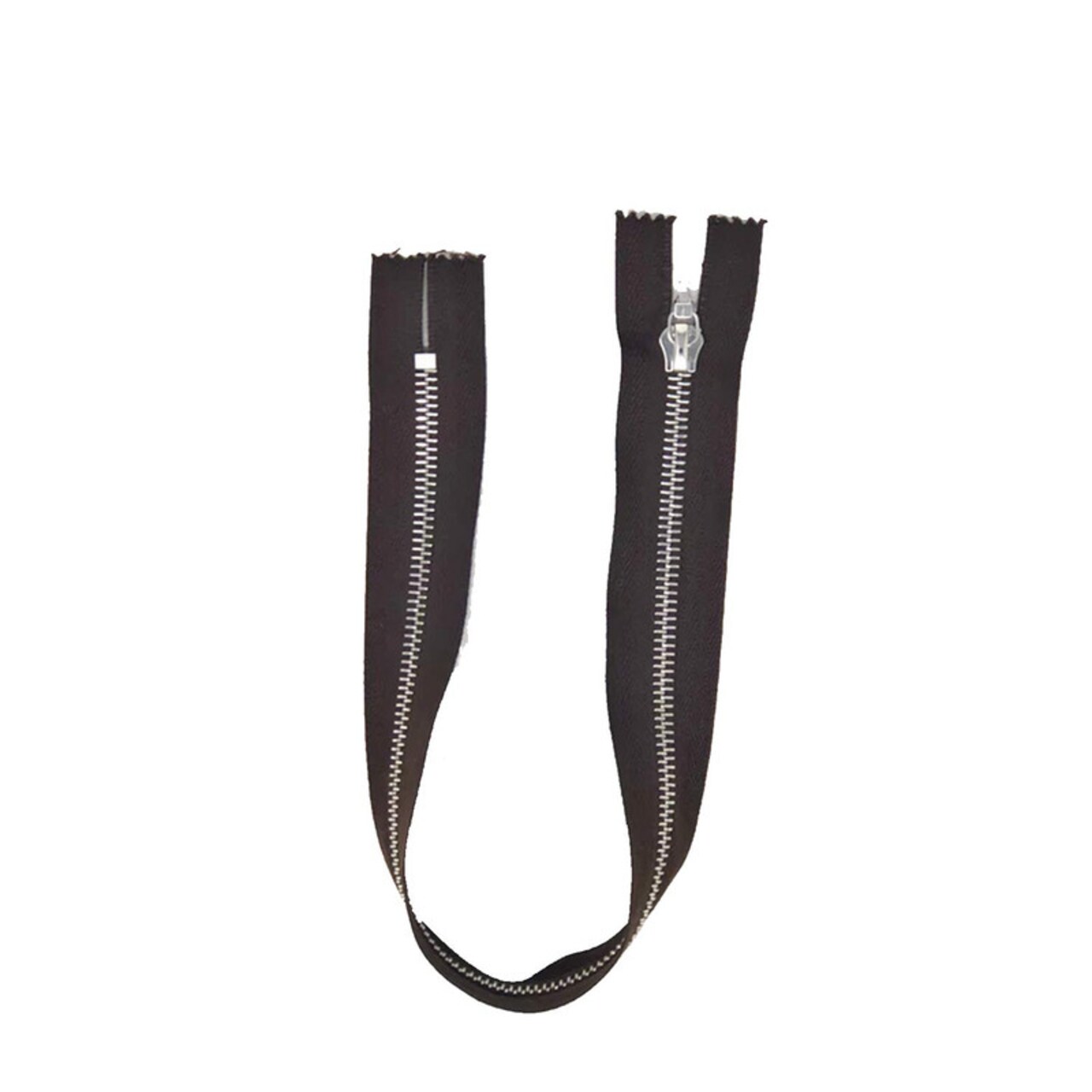 Zipper – 15" 6MM Brown Nickel Non-Separating Closed for Purses, Bags, and More